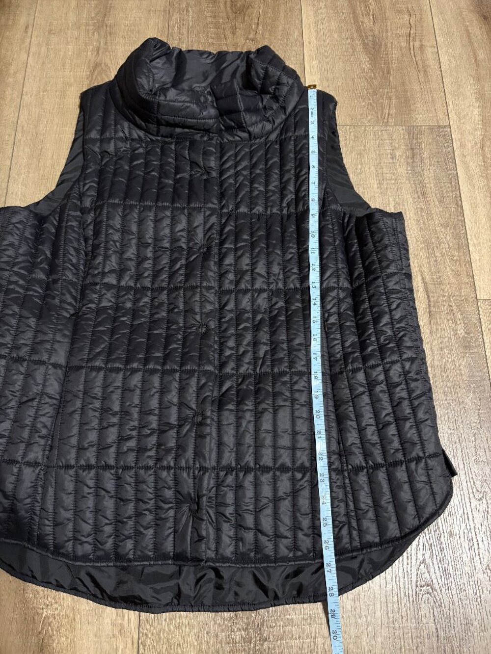 Eileen Fisher Woman Quilted Vest Size 1X Black - Picture 7 of 12